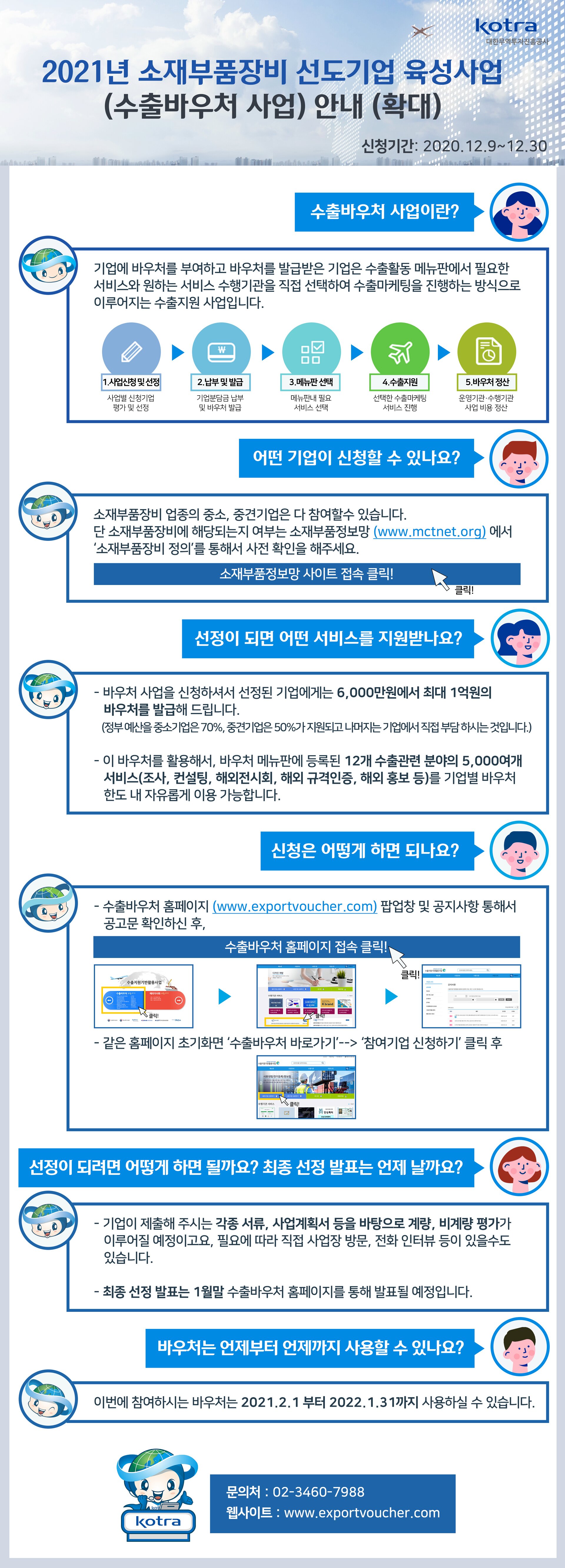 2021년 수출지원기반활용사업 참여기업 1차 모집공고 안내 이미지1